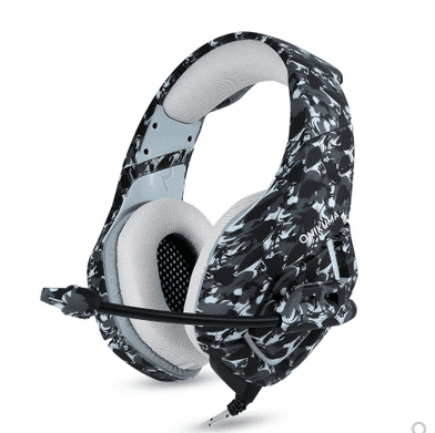 High-Quality Computer Gaming Headset GC930- LED, Noise Reduction Mic, 50mm Driver | GAMER CREST