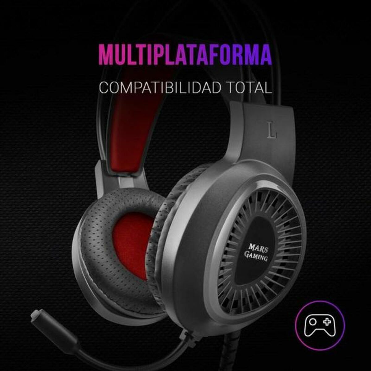 Gaming Earpiece with Microphone Mars Gaming MH120 PC PS4 PS5 XBOX | GAMER CREST