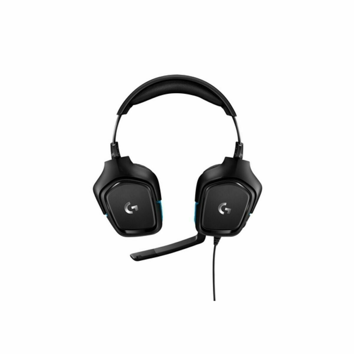 Gaming Headset with Microphone Logitech G432 Black/Blue | GAMER CREST