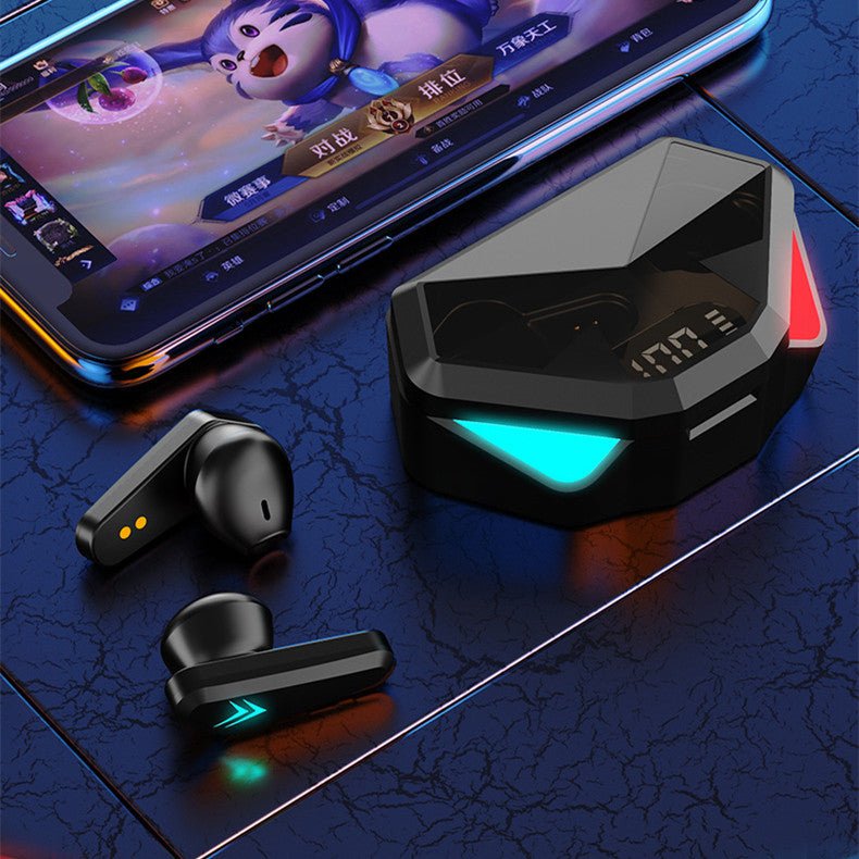 Sports Gaming Low-Latency Digital Display Bluetooth Headset GC339 | GAMER CREST