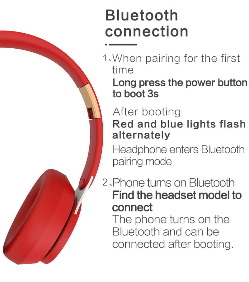 Dragon TX7PRO Wireless Bluetooth 5.0 Gaming Headset with TF Card Slot - Red/Black/White | GAMER CREST