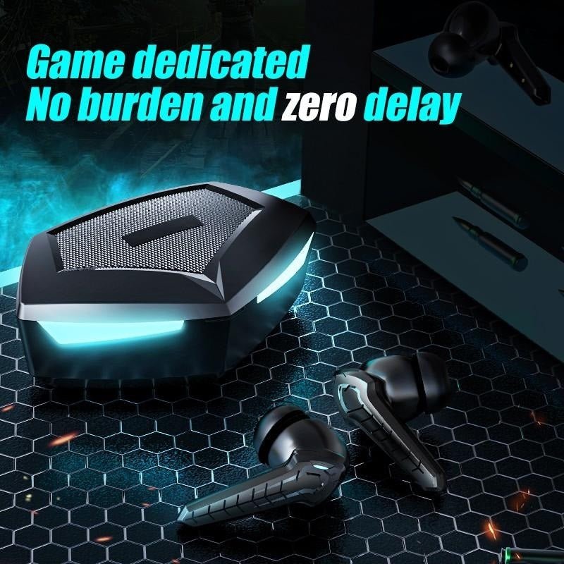 GC370 Dragon True Wireless Noise Cancellation Stereo Gaming Bluetooth Earbuds | GAMER CREST