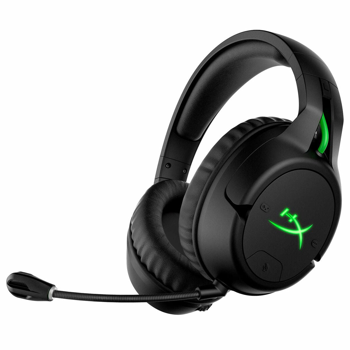 Gaming Headset with Microphone HyperX CloudX Flight Black/Green | GAMER CREST