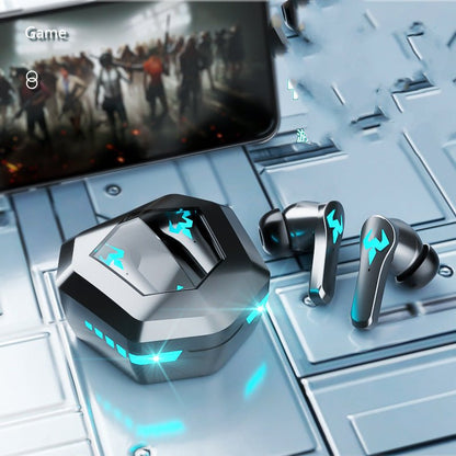 Noise-Canceling In-Ear Sports Stereo Gaming Headset - Bluetooth 5.0, Black | GAMER CREST
