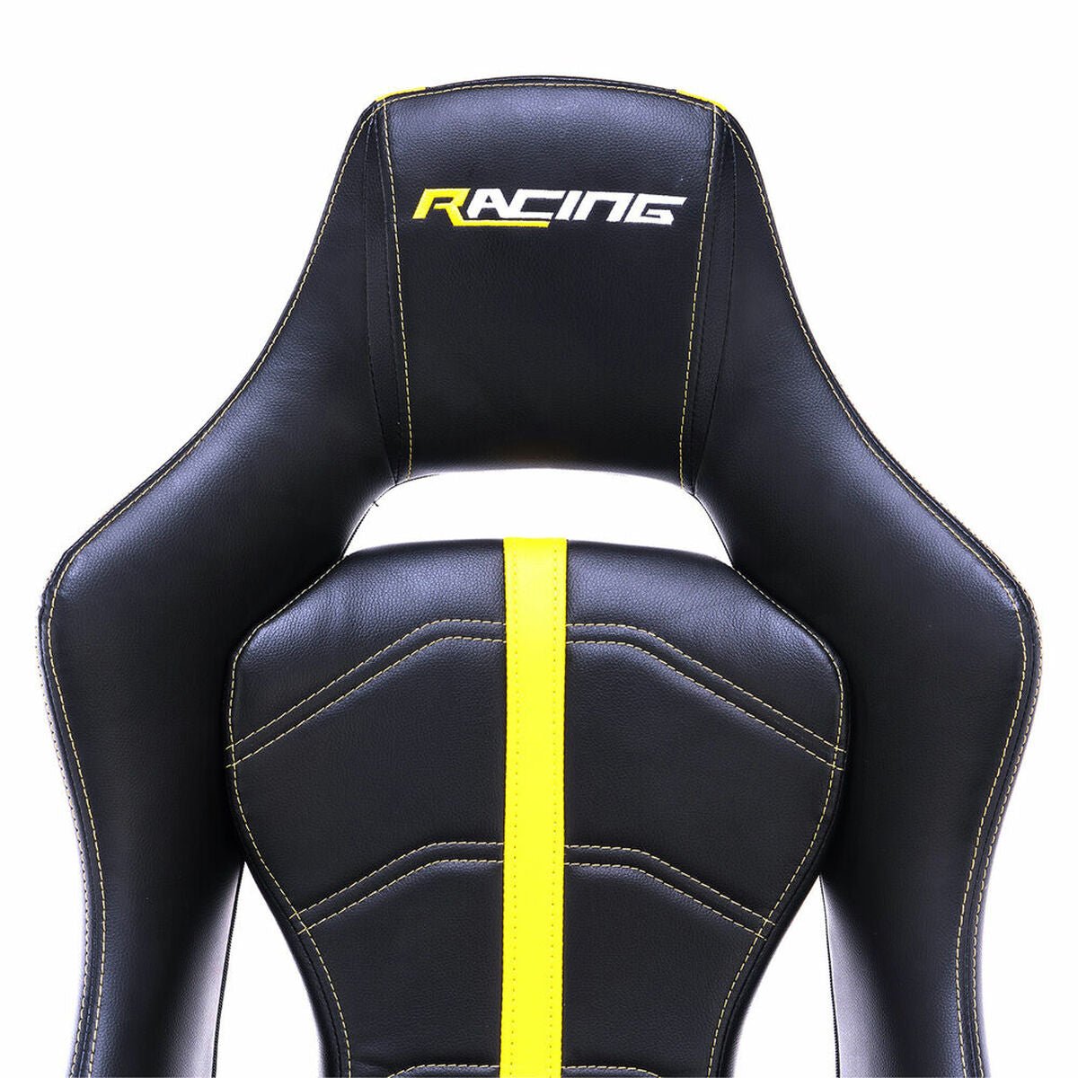 Gaming Chair Racing Yellow Black Multicolour GC390 | GAMER CREST