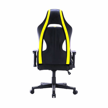 Gaming Chair Racing Yellow Black Multicolour GC390 | GAMER CREST