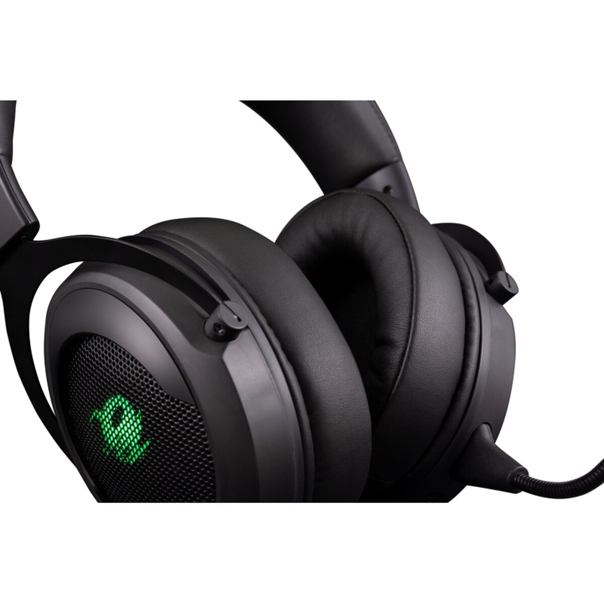 Gaming Earpiece with Microphone CoolBox G01 Pro Black | GAMER CREST