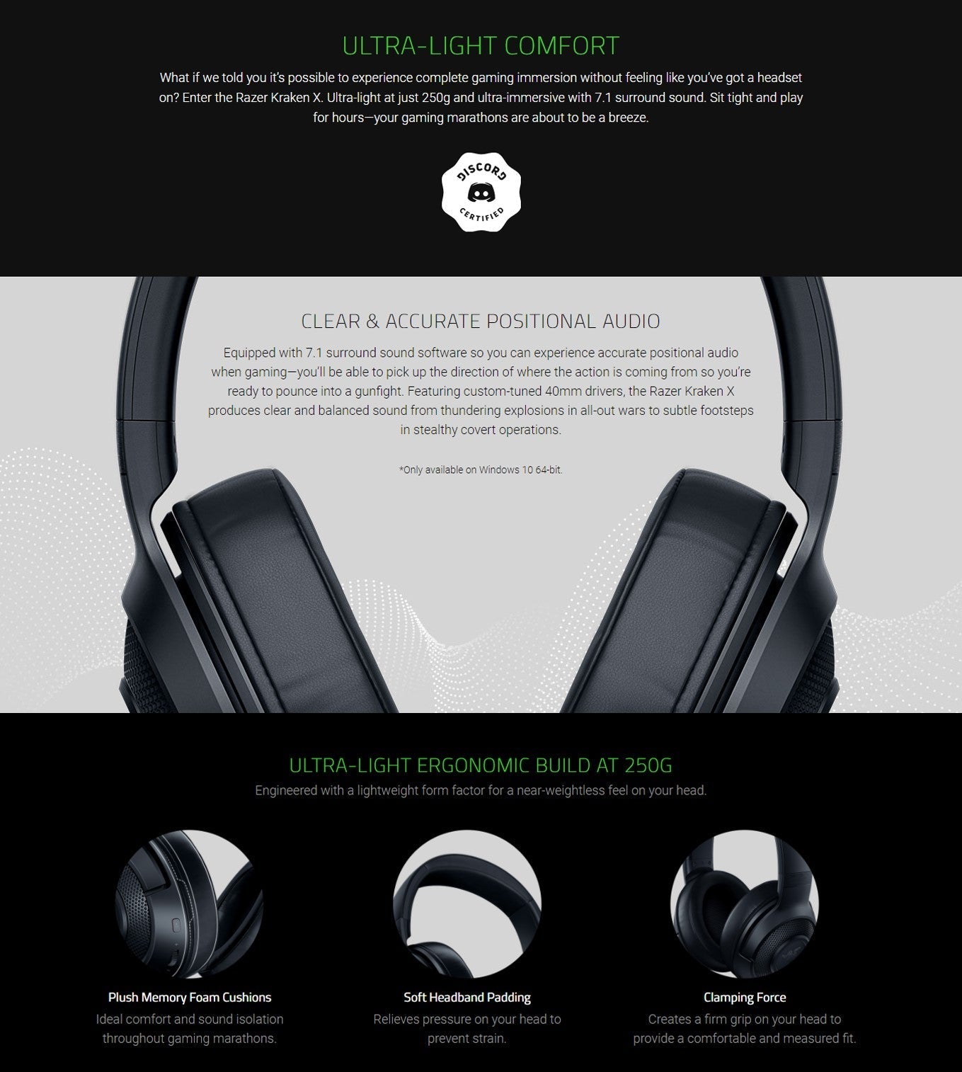 Wired Gaming Headset 7.1 Surround Ultra-Light Ergonomic Headphone GC396 | GAMER CREST