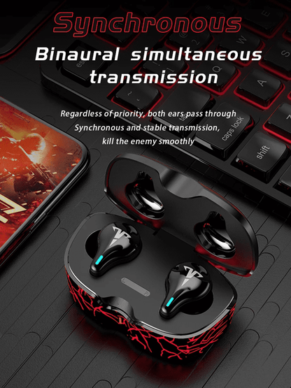 8D Stereo TWS Gaming Bluetooth V5.1 Earphones GC443 | GAMER CREST