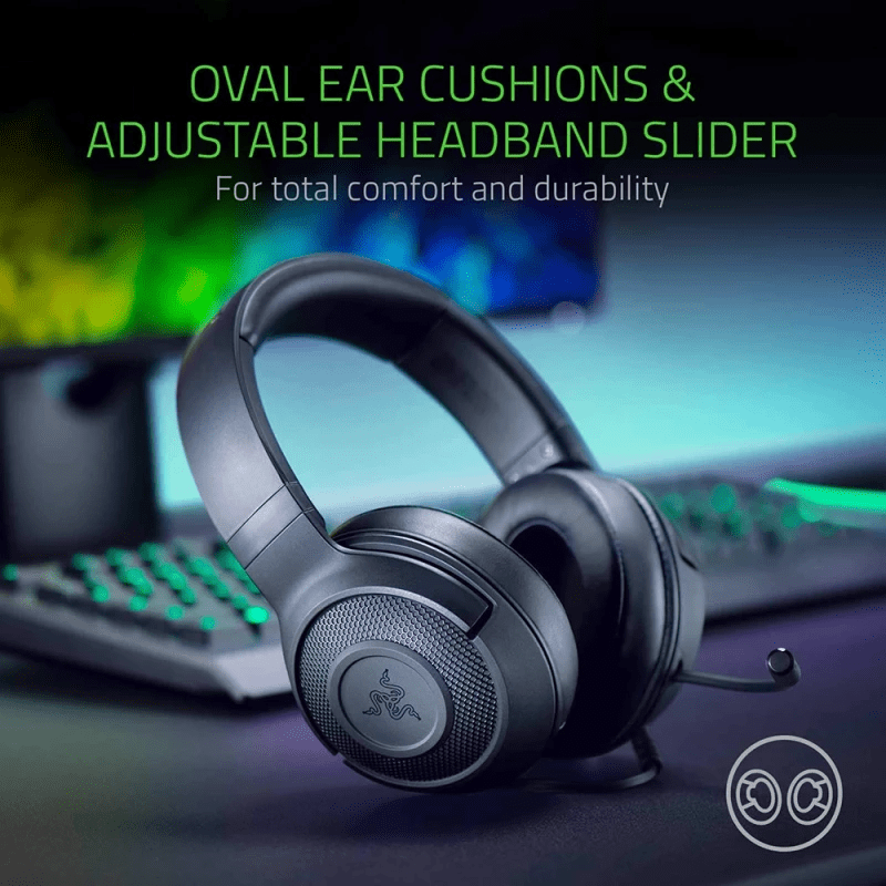 Wired Gaming Headset 7.1 Surround Ultra-Light Ergonomic Headphone GC396 | GAMER CREST
