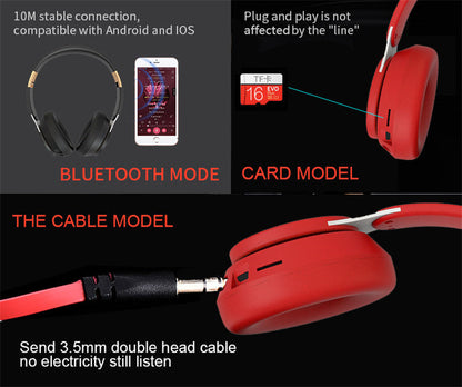 Dragon TX7PRO Wireless Bluetooth 5.0 Gaming Headset with TF Card Slot - Red/Black/White | GAMER CREST