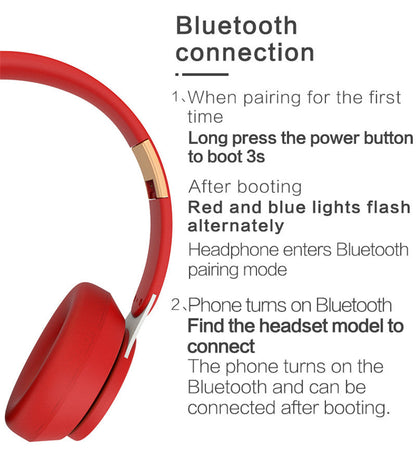 Dragon TX7PRO Wireless Bluetooth 5.0 Gaming Headset with TF Card Slot - Red/Black/White | GAMER CREST